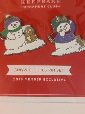 Hallmark Pins, set + promo item